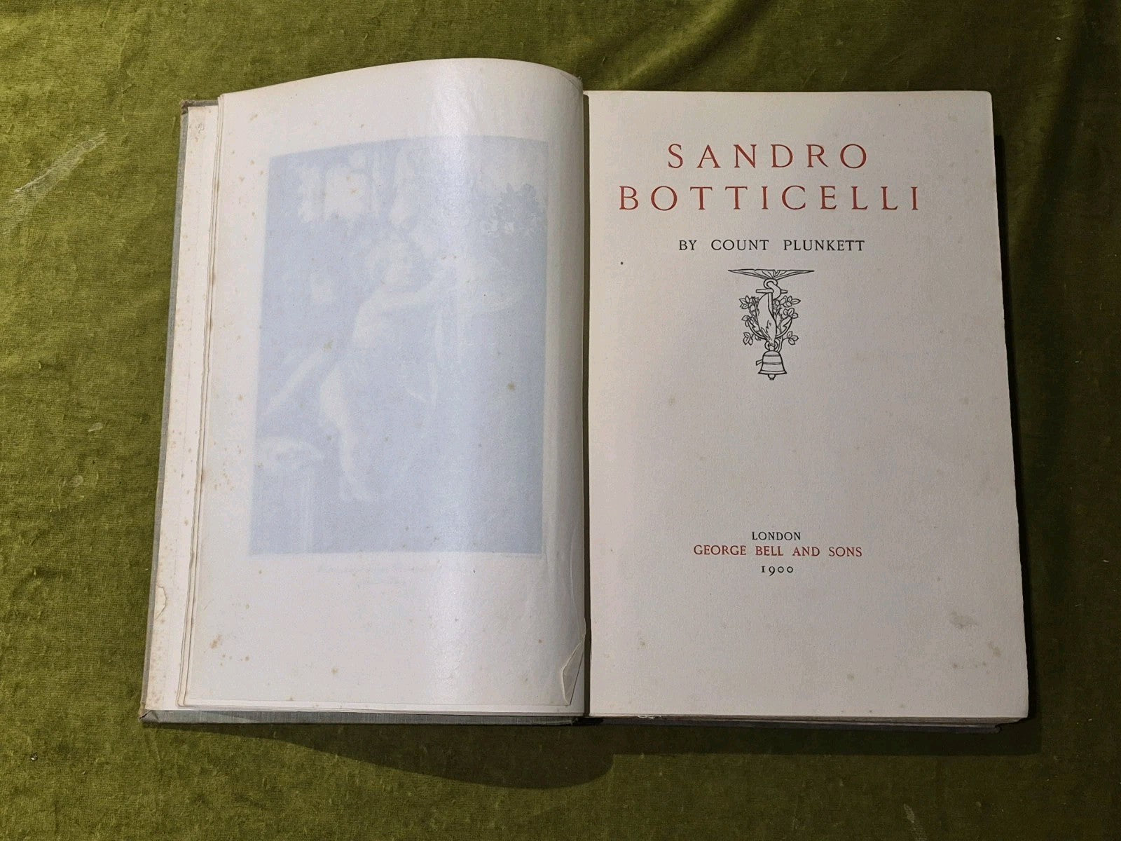 Sandro Botticelli and his School - Count Plunkett - Bell 1900 HB8