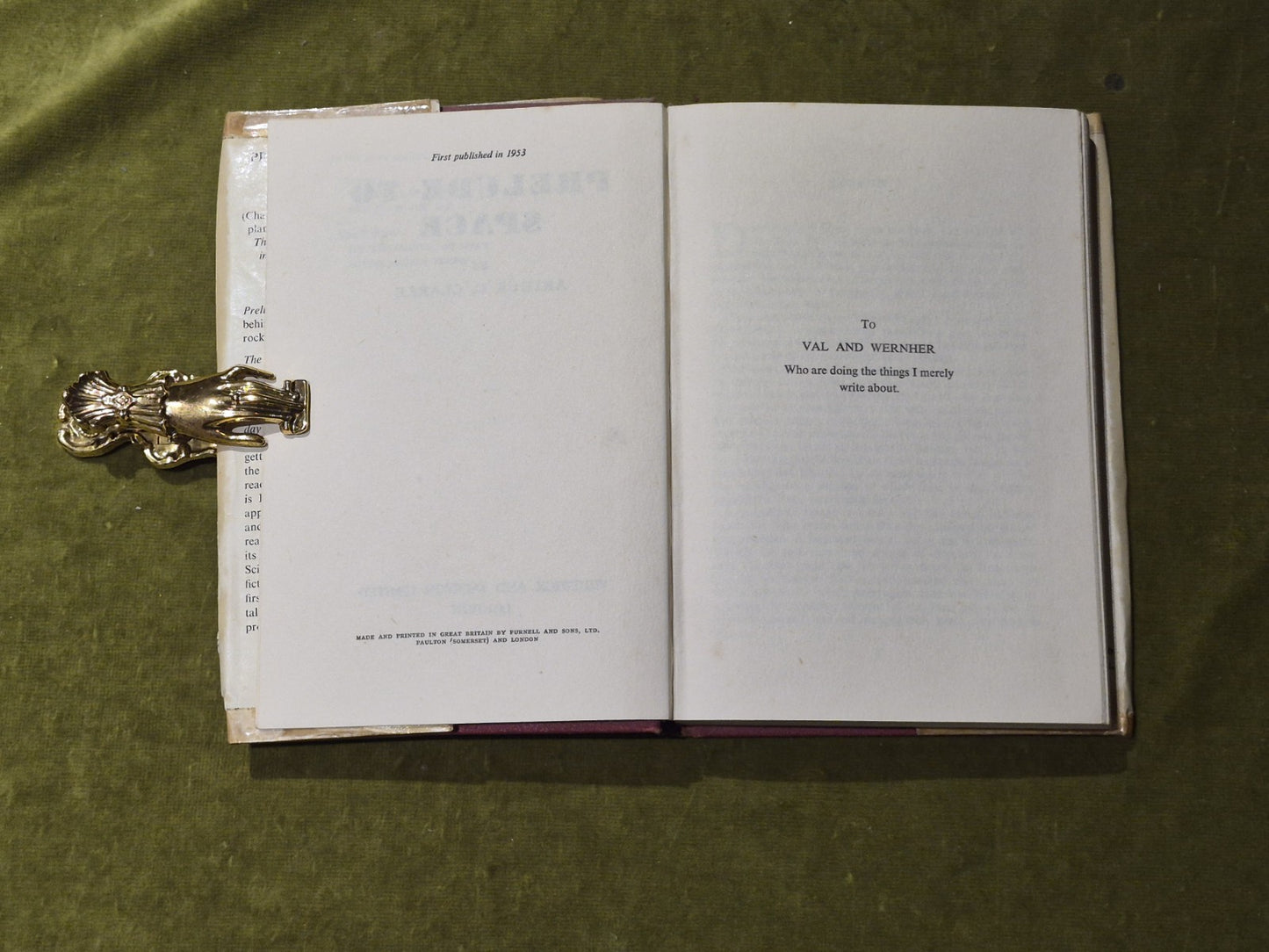 Arthur Clarke - Prelude To Space 1ST EDITION WITH DUST JACKET 7