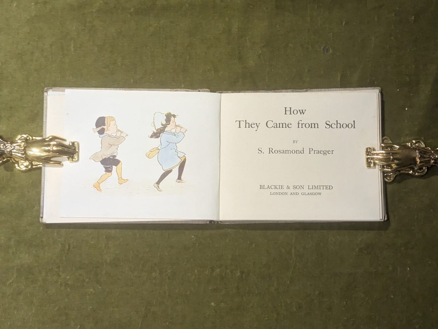 How They Came from School - S Rosamond Praeger , Blackie & Son est. ~ 19205