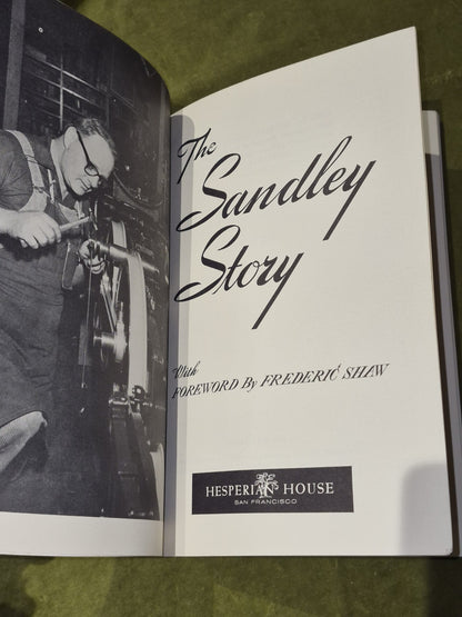 The Sandley Story First Edition Book 1960 Story Of 15” Gauge Railroad 3