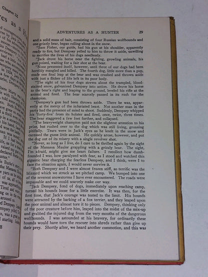 Jack Dempsey the Idol Of Fistiana by Nat Fleischer (1936) 2nd Ed Hb Book6