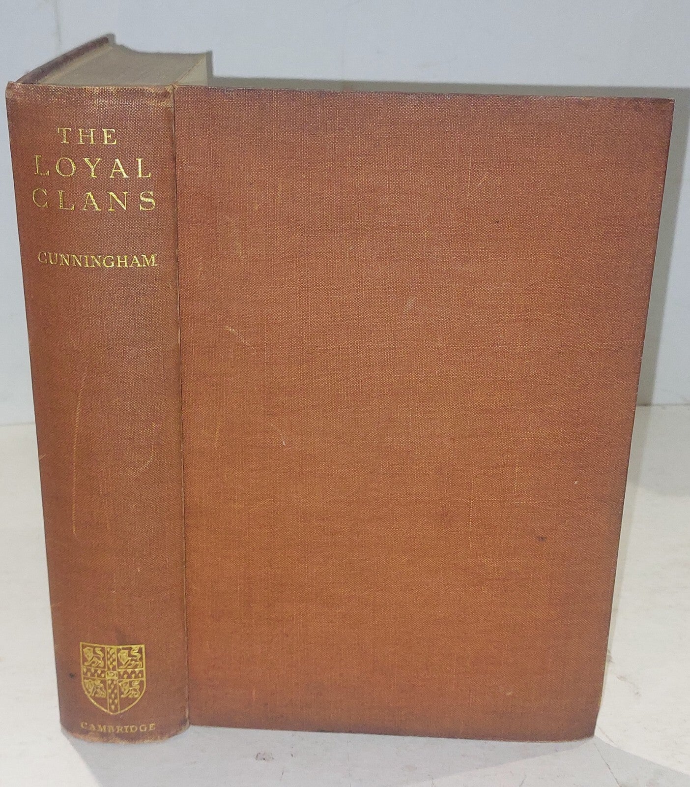 Audrey Cunningham,	The Loyal Clans. 1932 1st Edition, Hardback.0