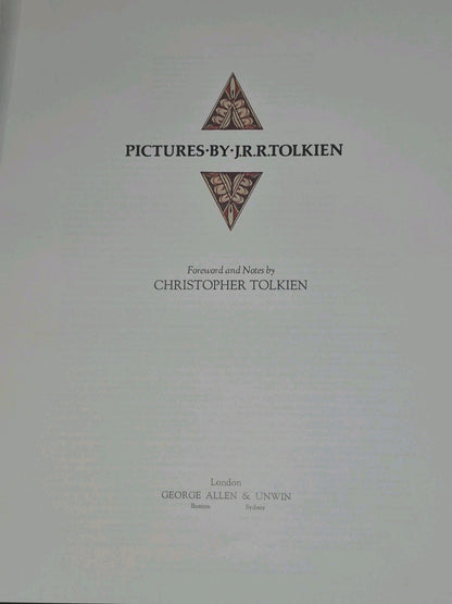 Pictures by J R R Tolkien 1971 First Edition George Allen & Unwin3