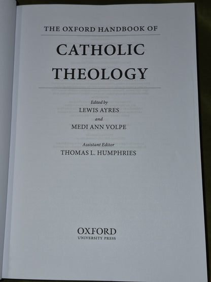 The Oxford Handbook of Catholic Theology (2019) Ayres, Volpe4