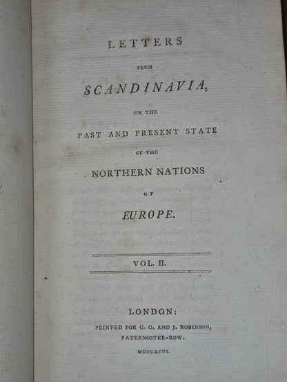 Letters from Scandinavia Northern Nations of Europe 1896 Vol I II7