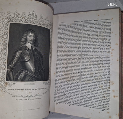 History of Scotland By Thomas Wright Vol I&II London Printing & Publishing Co.19