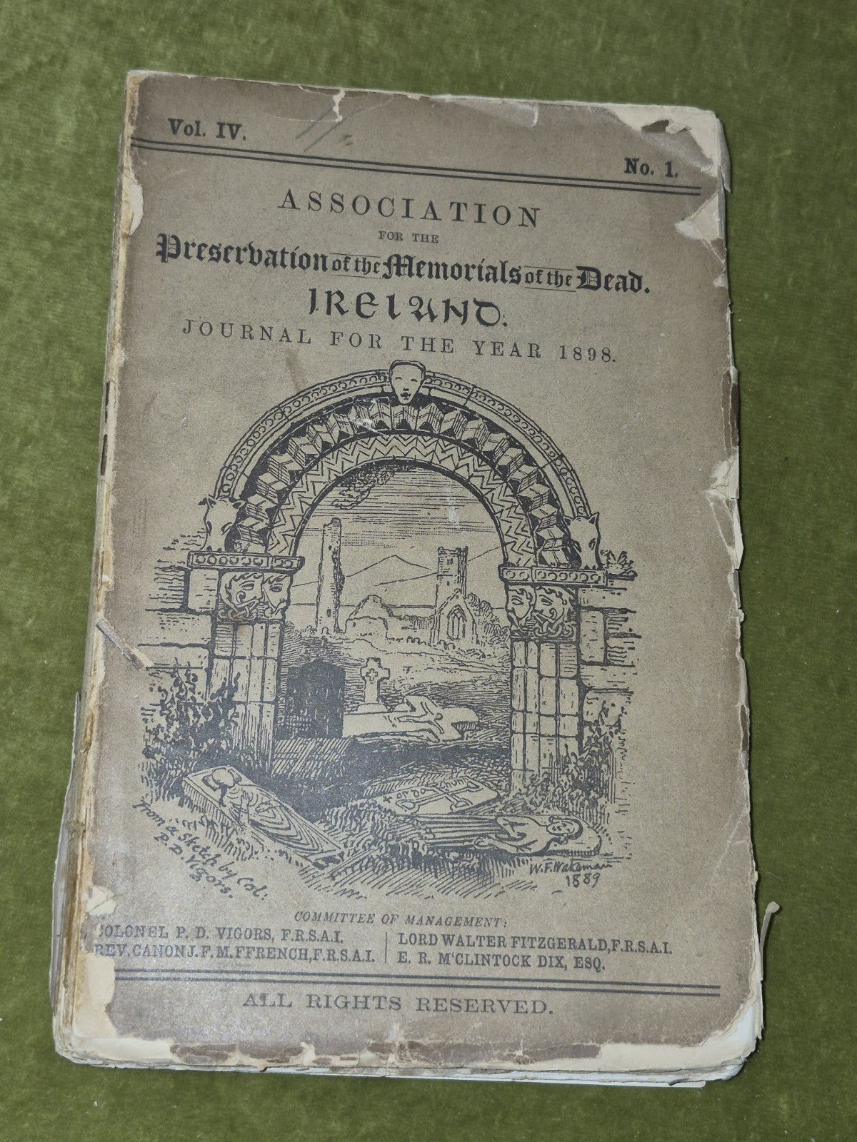 Ireland Preservation of the Memorials of the Dead Assorted Issues 1895-1911 15
