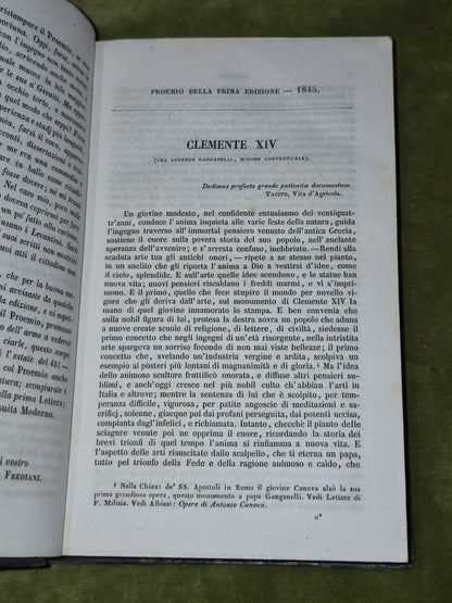 Lettre, Bolle e Discorsi di Fra Lorenzo Ganganelli (1849) Seconda Edizione7