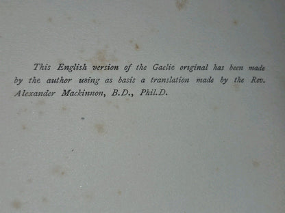 The Ogha Mor: Or The Tale-man On His Elbow Angus Robertson 19244