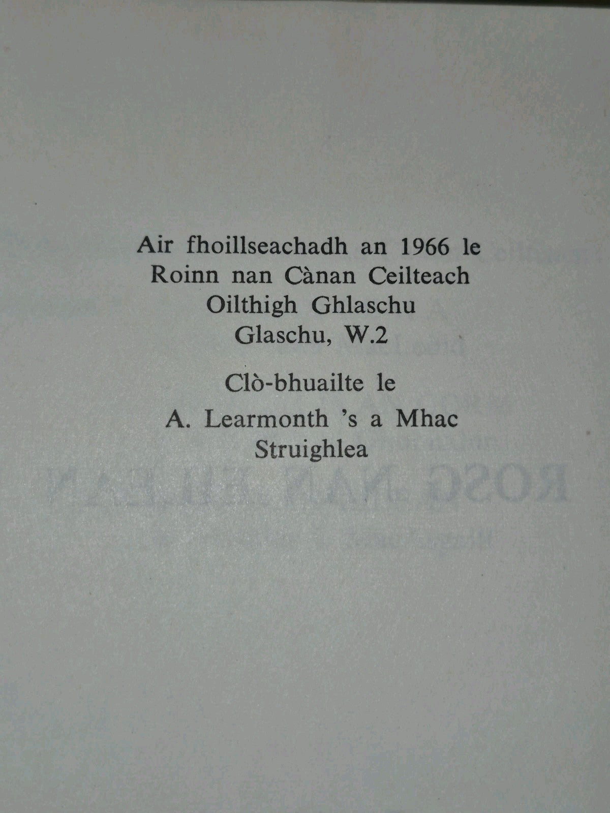 Rosg Nan Eilean Alasdair MacAsgaill 1966 Oilthigh Glaschu4