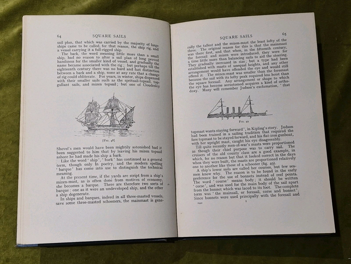 Last Days of Mast & Sail, 1925, Sir Alan Moore First Edition Illustrated, First7