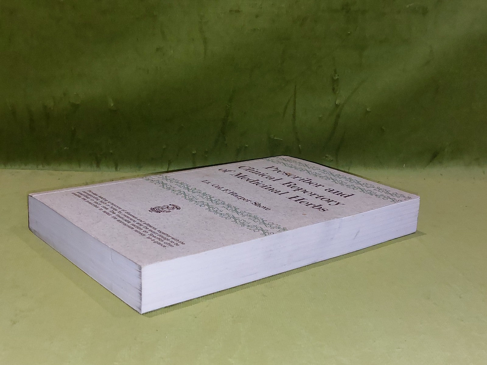 Prescriber and Clinical Repertory of Medicinal Herbs by F. HarperShove Pb 19726