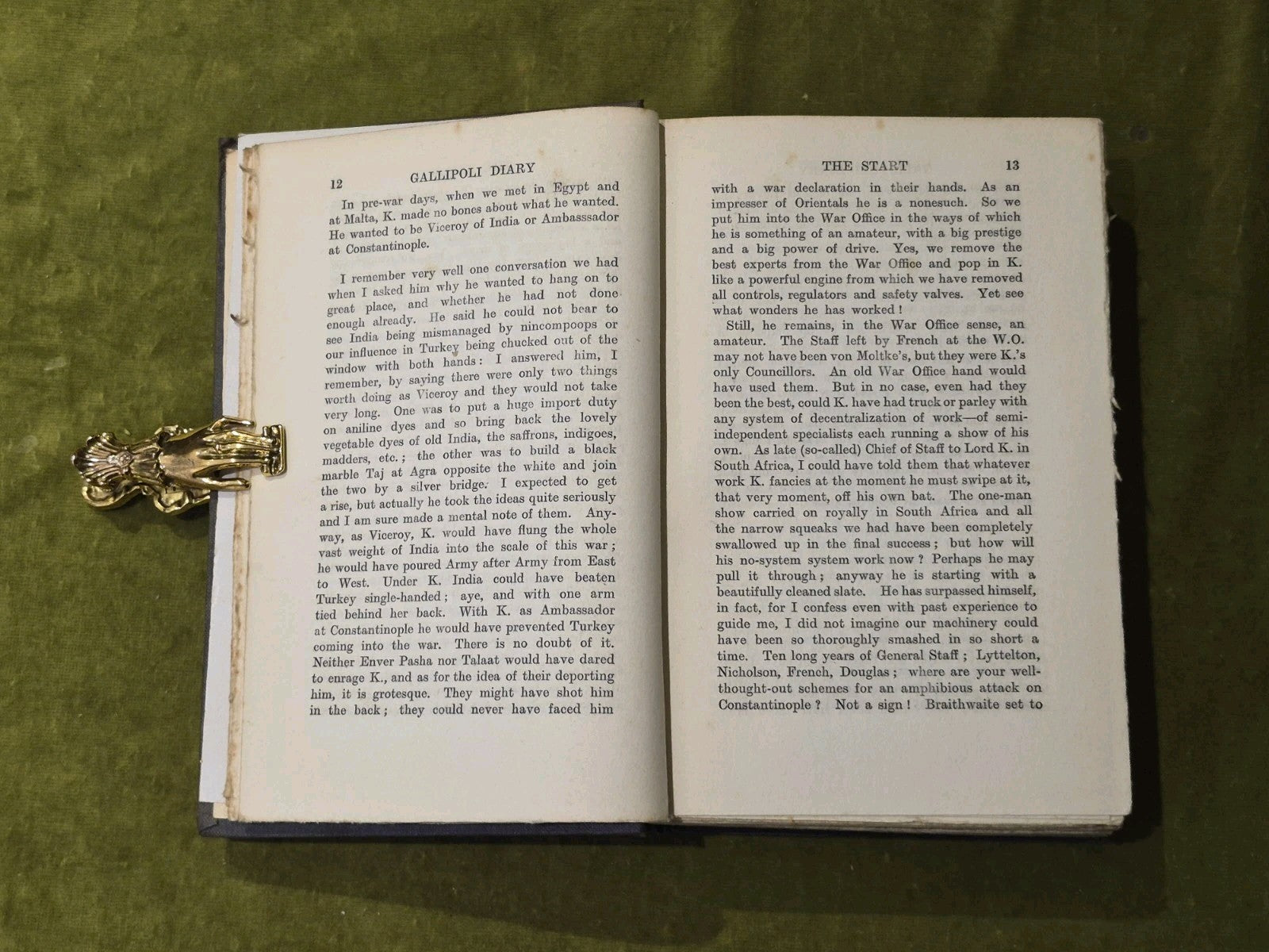 Gallipoli Diary Volumes 1 & 2 - Sir Ian Hamilton , Edward Arnold 19205