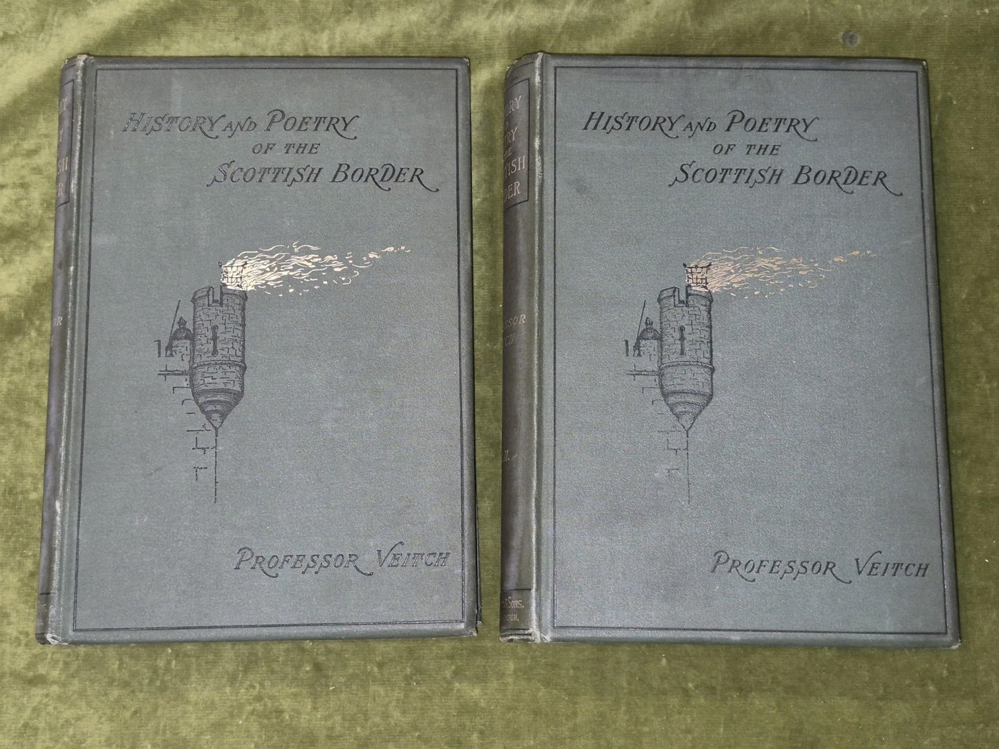 The History and Poetry of the Scottish Border By John Veitch Complete set 18932