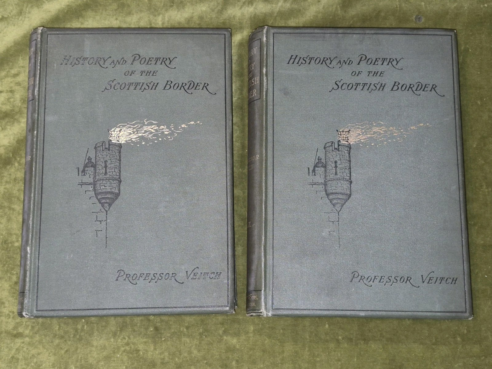 The History and Poetry of the Scottish Border By John Veitch Complete set 18932