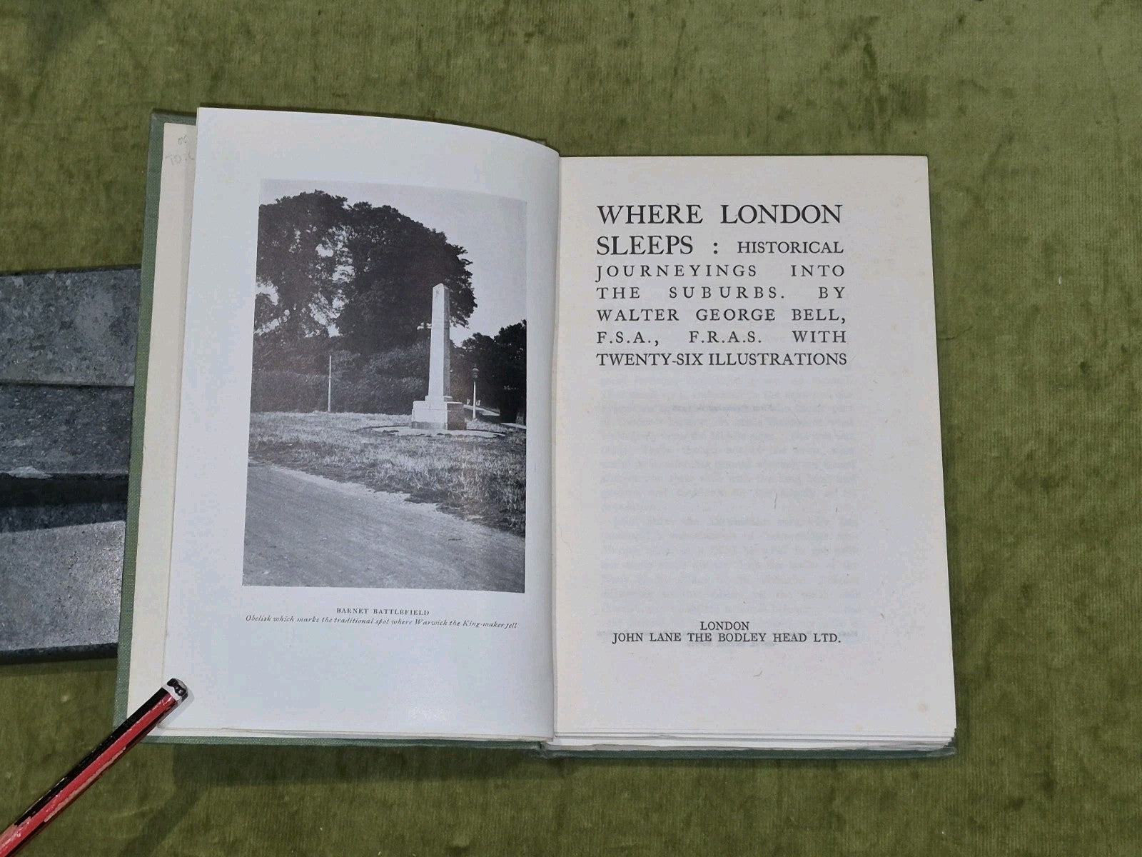 Where London sleeps By Walter George Bell - 1st Ed (1926) Hb Book 4