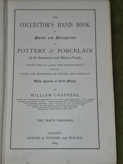 The Collector's Hand Book of Marks and Monograms 1889 William Chaffers6