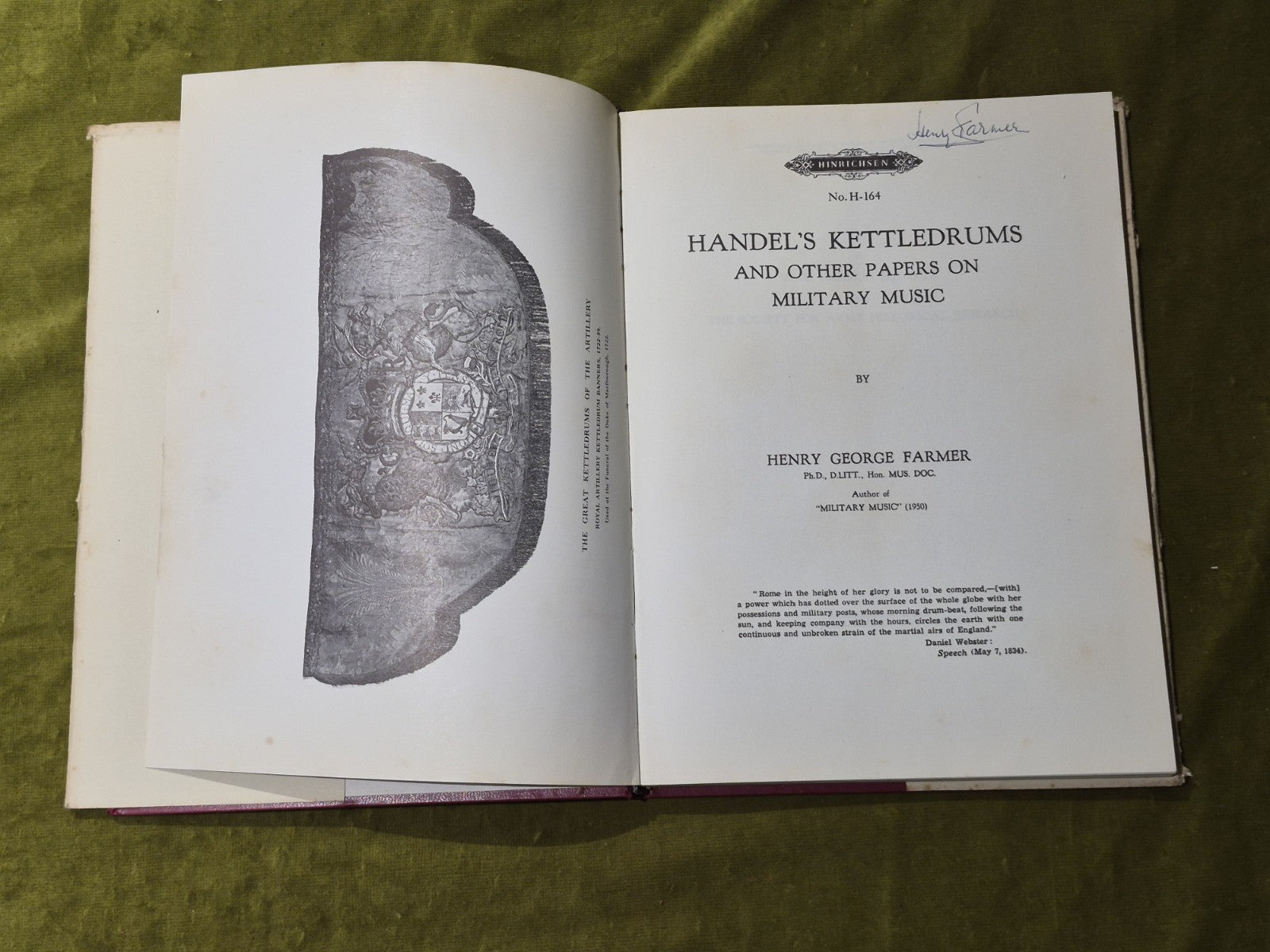 Handels Kettledrums & Other Papers on Military Music by Farmer, Henry George3
