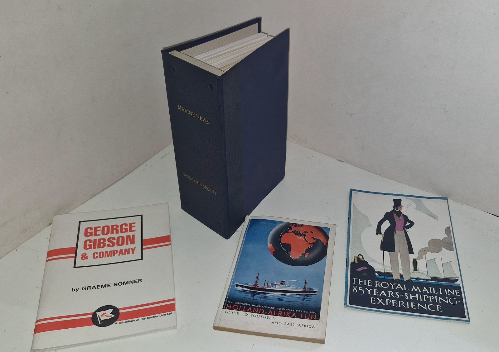 World Ship Society Booklets, Royal Mail Line 85 Yrs, Holland-Afrika, Ferry Malta0