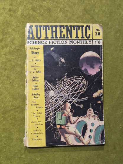 Authentic Science Fiction Monthly Hamilton 1950s Issues 29 and 32 to 50. Job Lot9