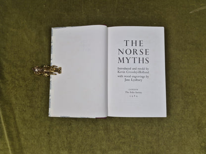 The Norse Myths by Kevin Crossley-Holland 1989 Folio Society3