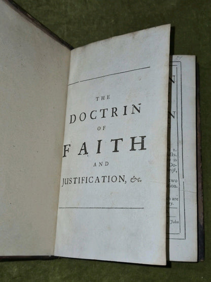 The Doctrin of Faith and Justification John Edwards 1708 First Edition 5