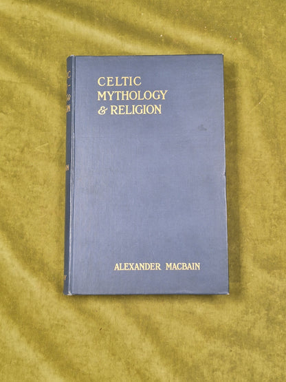 Celtic Mythology And Religion - Alexander Macbain , Mackay 1917 1st HB0