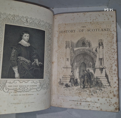 History of Scotland By Thomas Wright Vol I&II London Printing & Publishing Co.16