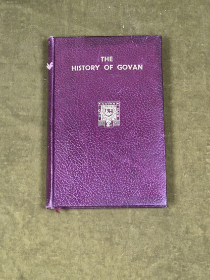 The History of Govan - T C F Brotchie , Old Govan Club , 1938 Gilted Leather0