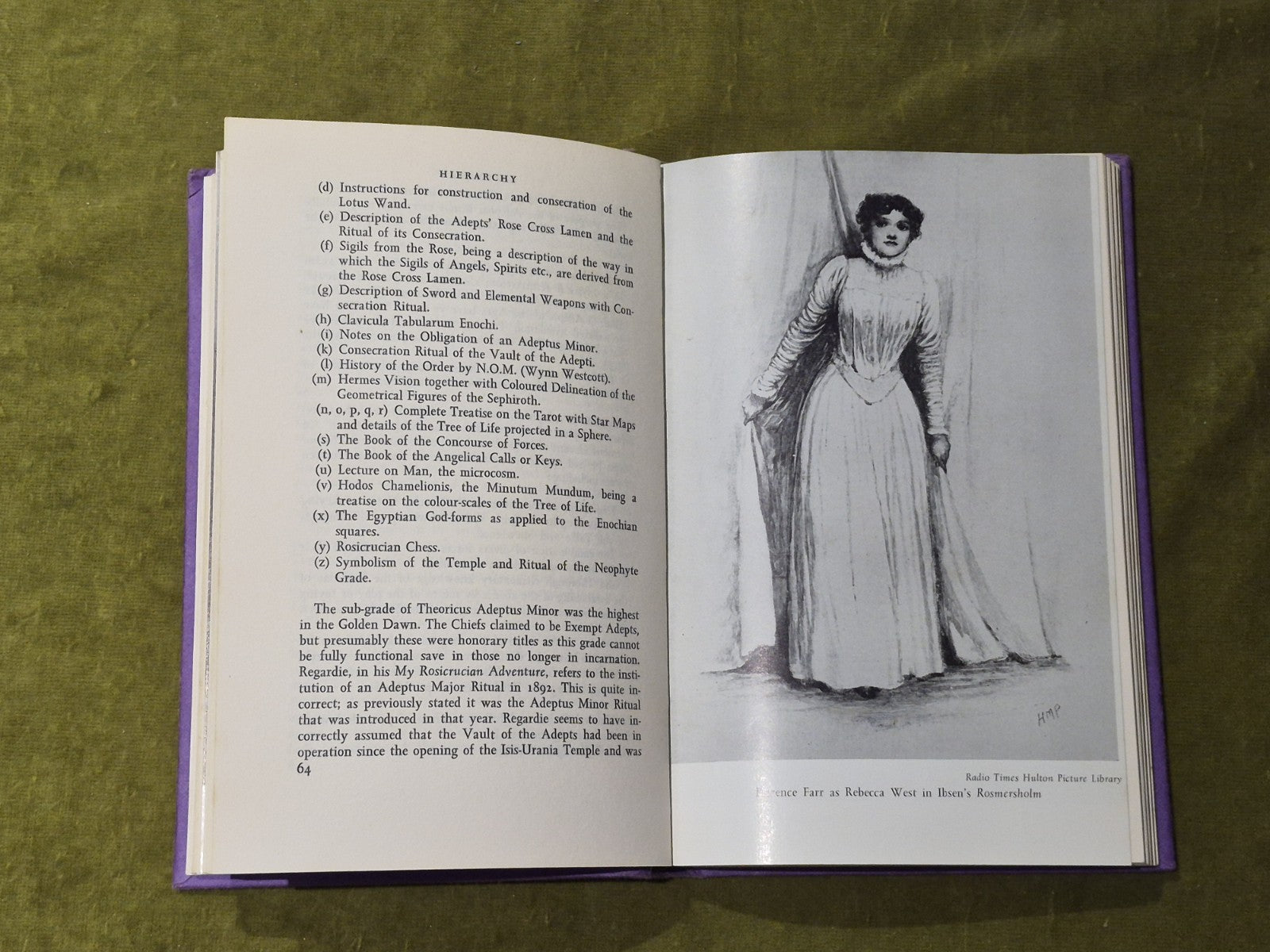 Ritual Magic In England : 1887 to The Present Day - Francis King 1970 1st Ed HB6