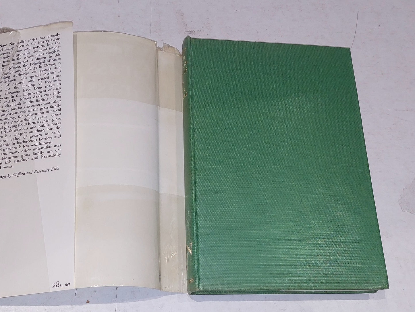 Grass and Grasslands By Ian Moore (1966) 1st Ed. Hb Book New Naturalists 2