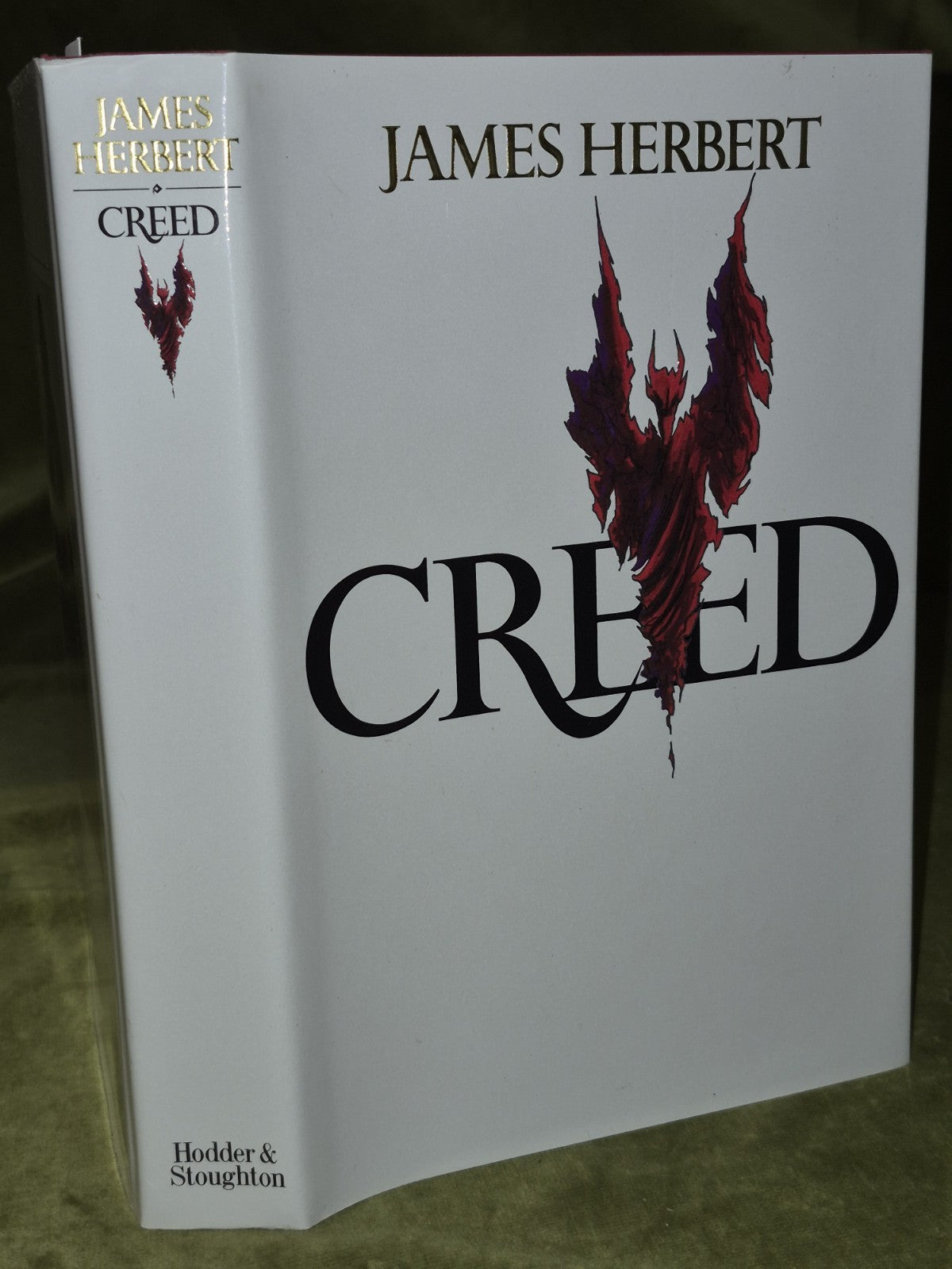Creed - SIGNED by James Herbert , Hodder & Stoughton 1990 1st HB DJ0