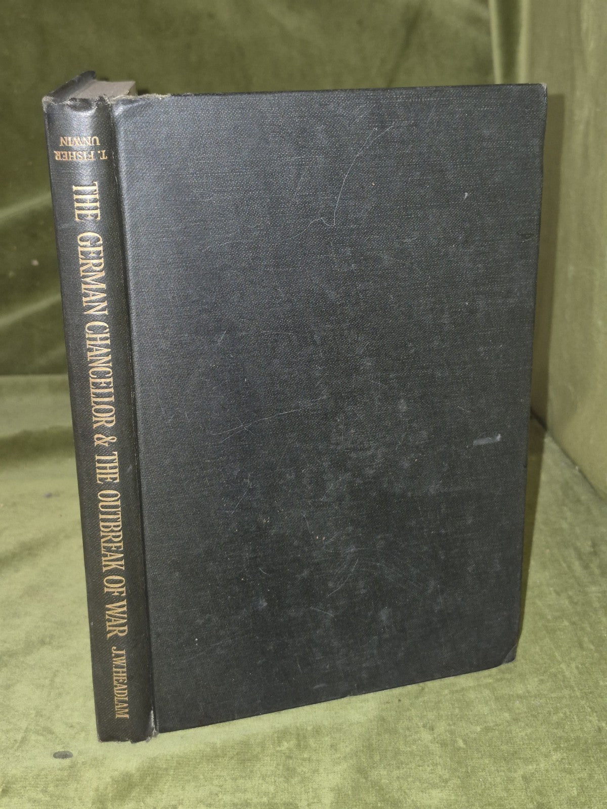 German Chancellor and the Outbreak of War 1917 First Edition Fisher Unwin0