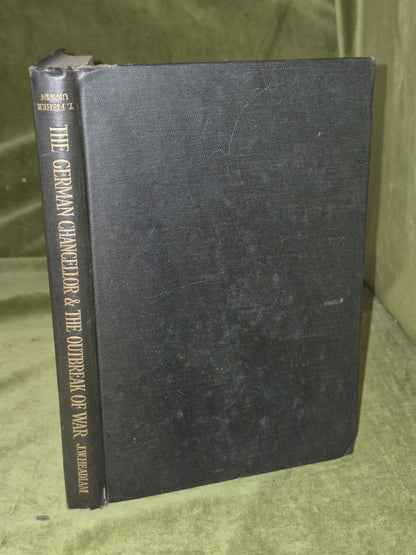 German Chancellor and the Outbreak of War 1917 First Edition Fisher Unwin0