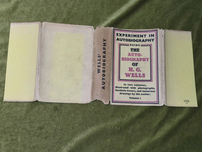 AUTOBIOGRAPHY OF H.G. WELLS (1934, First Edition) Volume 1 Victor Gollancz8