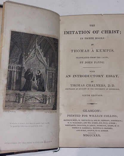 The Imitation Of Christ In Three Books By Thomas A Kempis 1830 John Pane Transl.3