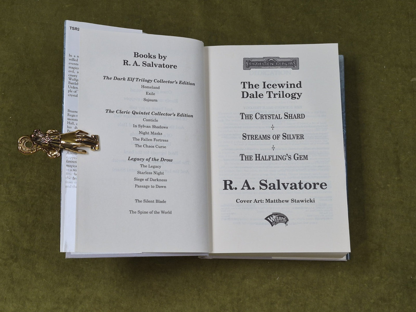 The Icewind Dale Trilogy Collector's Edition - R A Salvatore , 2000 HB DJ 3