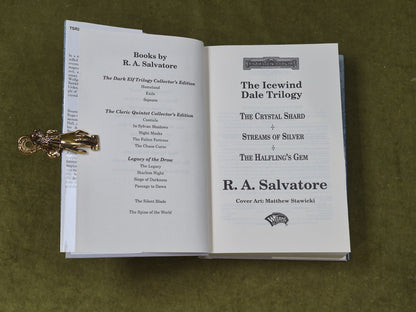 The Icewind Dale Trilogy Collector's Edition - R A Salvatore , 2000 HB DJ 3