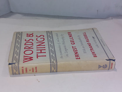 Words and Things by Ernest Gellner [Gollancz] (1959) 1st Ed Hb With Dj 1