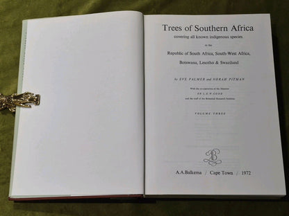 TREES OF SOUTH AFRICA by Eve Palmer/Norah Pitman 1972 Volume 3 Only3