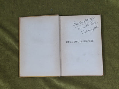 Pidgin-English Sing-Song, Songs & Poems in China-English Charles Leland, 19037