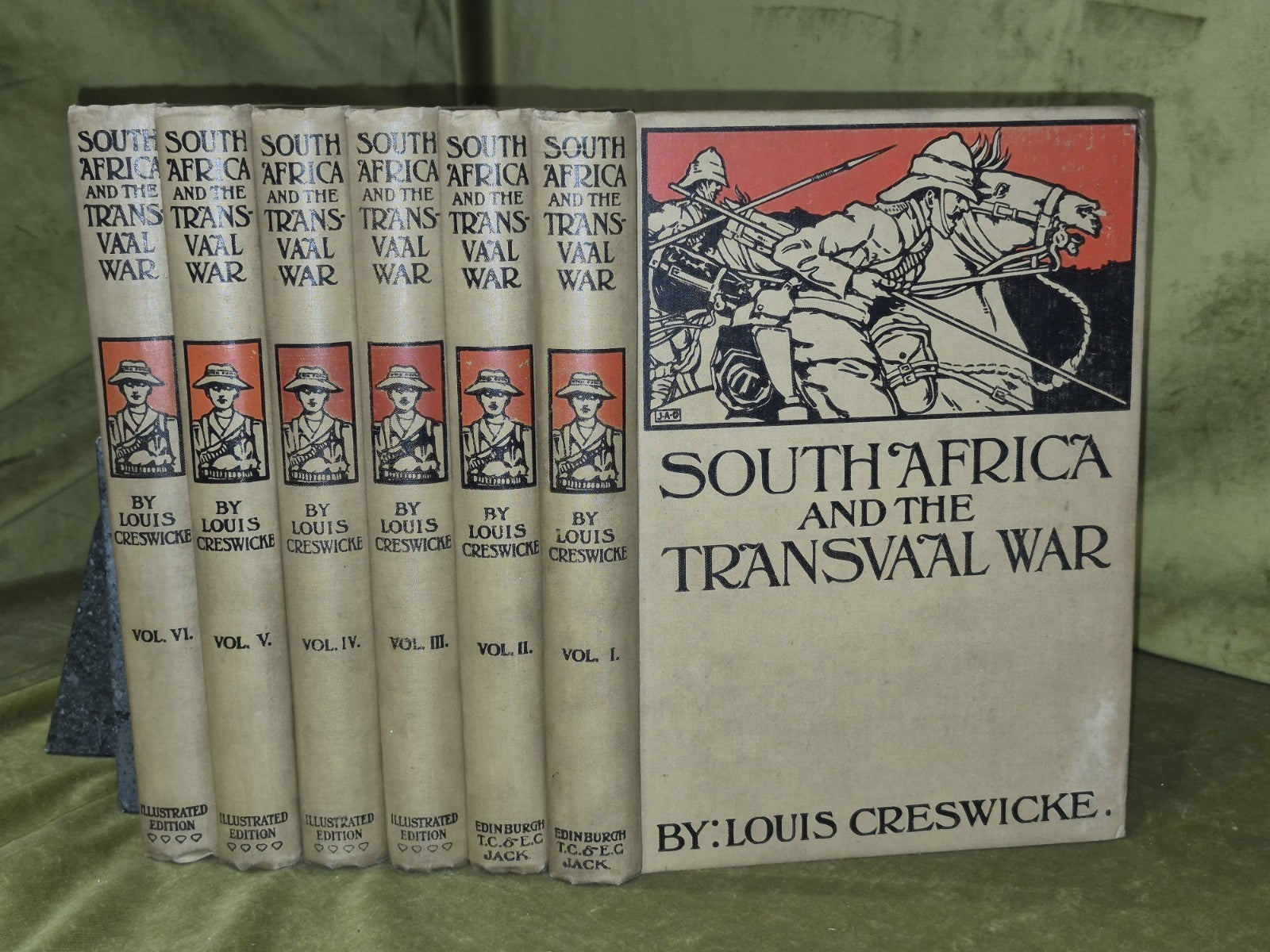 South Africa and the Transvaal War Louis Creswicke 6 volumes0