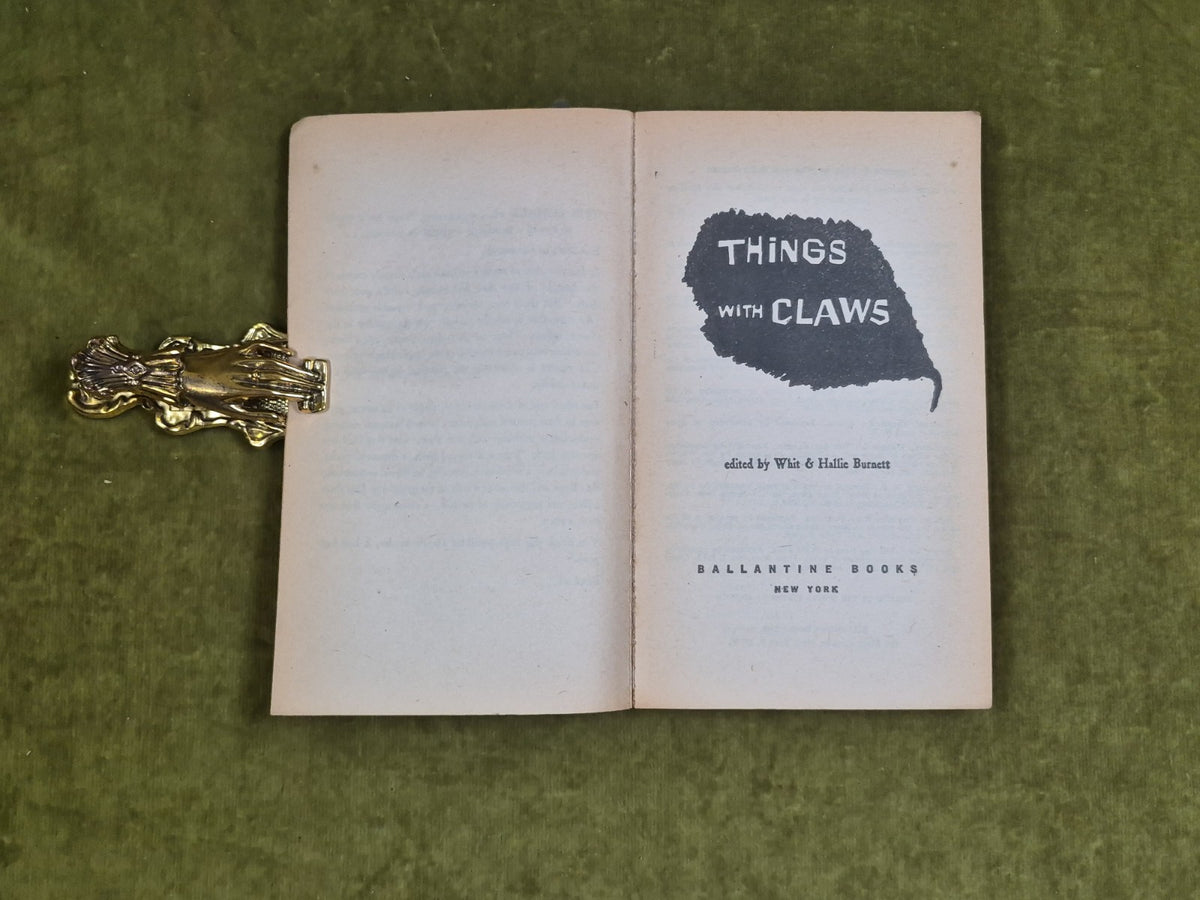 THINGS WITH CLAWS-WHIT & HALLIE BURNETT-PB-1961-BALLANTINE BOOKS3
