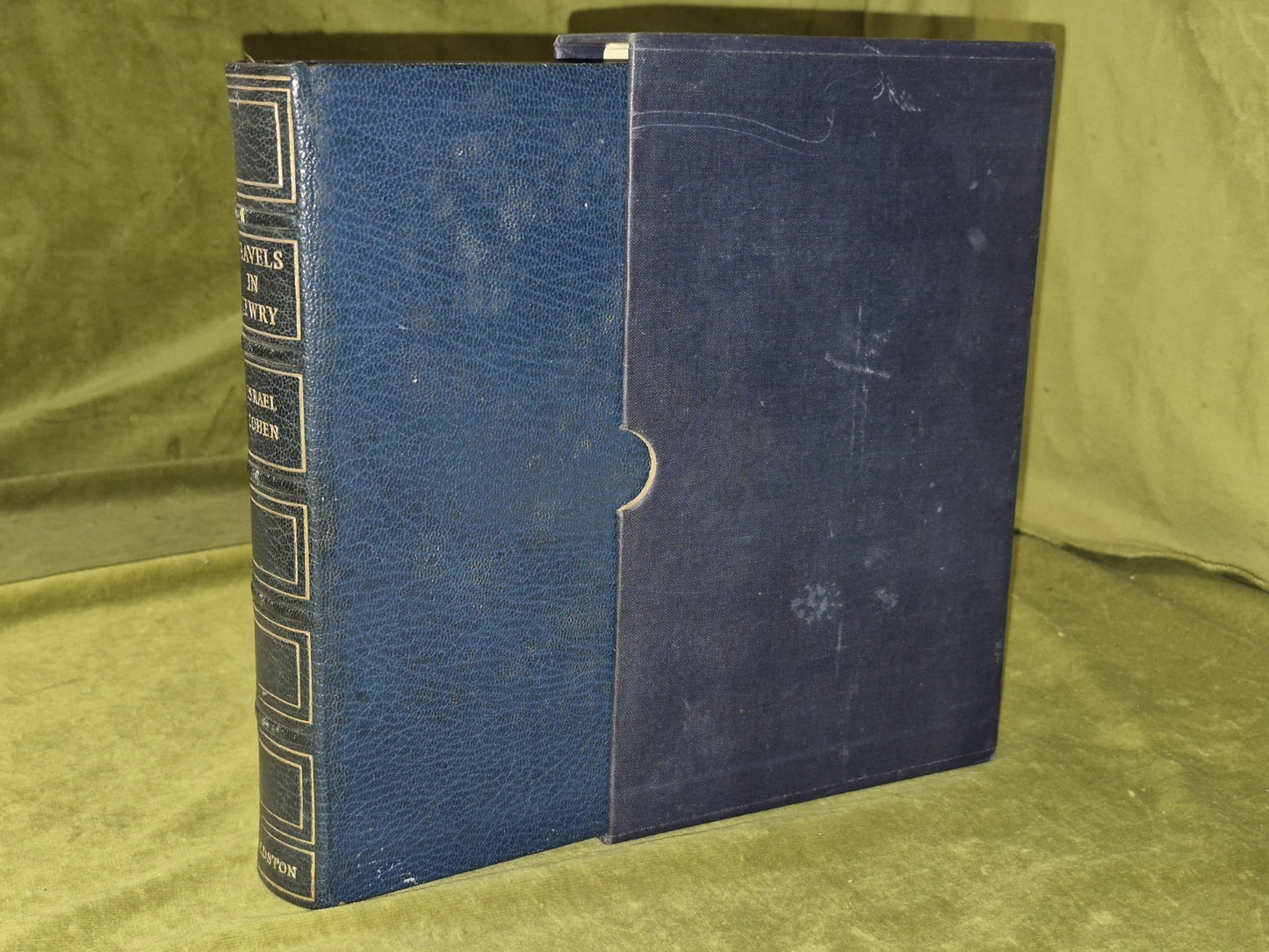 Travels In Jewry ~ Israel Cohen 1952 Limited SIGNED Leather Bound 1st Edition0