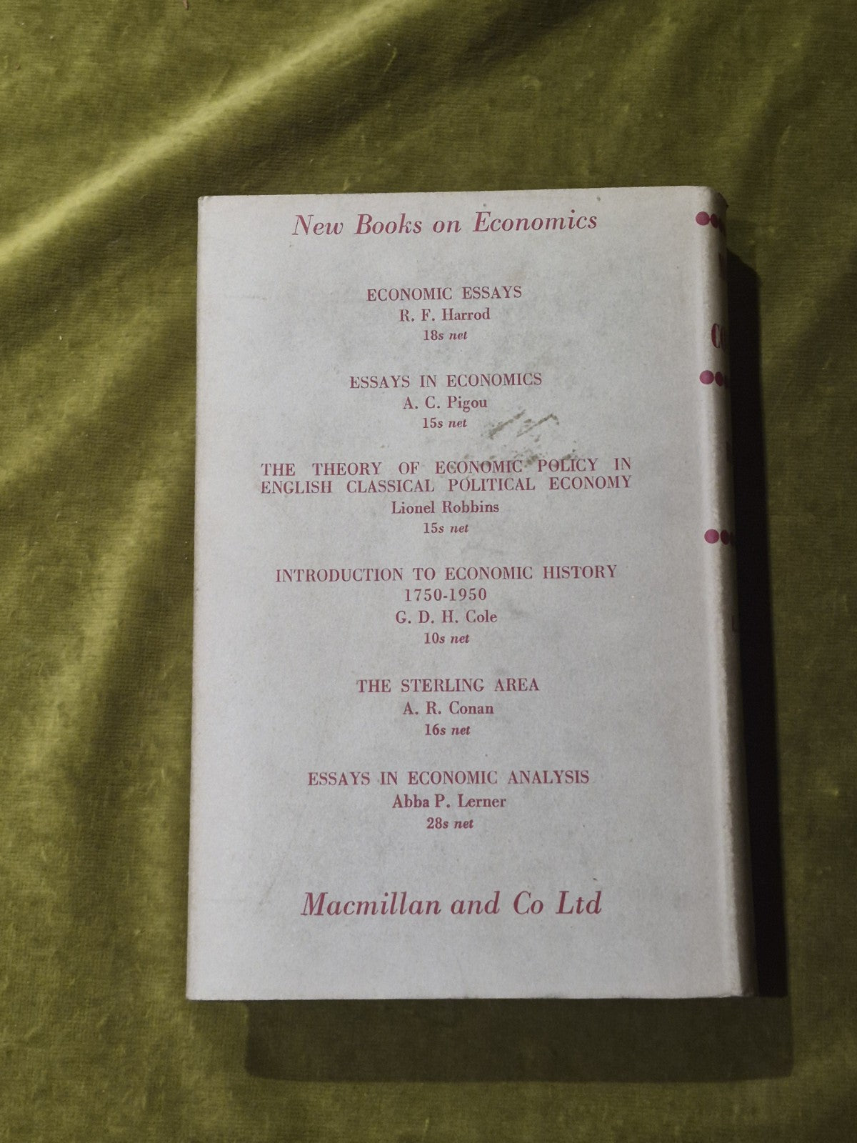 Monopoly & Competition & Their Regulation - Chamberlin 1st 1954 HB DJ1