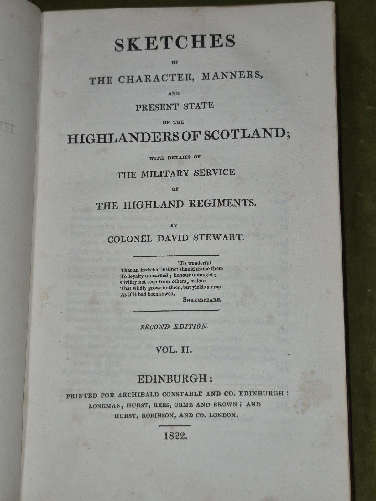 Sketches of the Character Highlanders of Scotland 1822 Edinburgh9