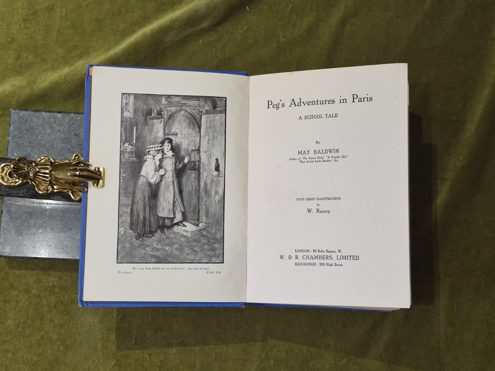 Peg's Adventures in Paris - May Baldwin , W & R Chambers est. ~ 19105