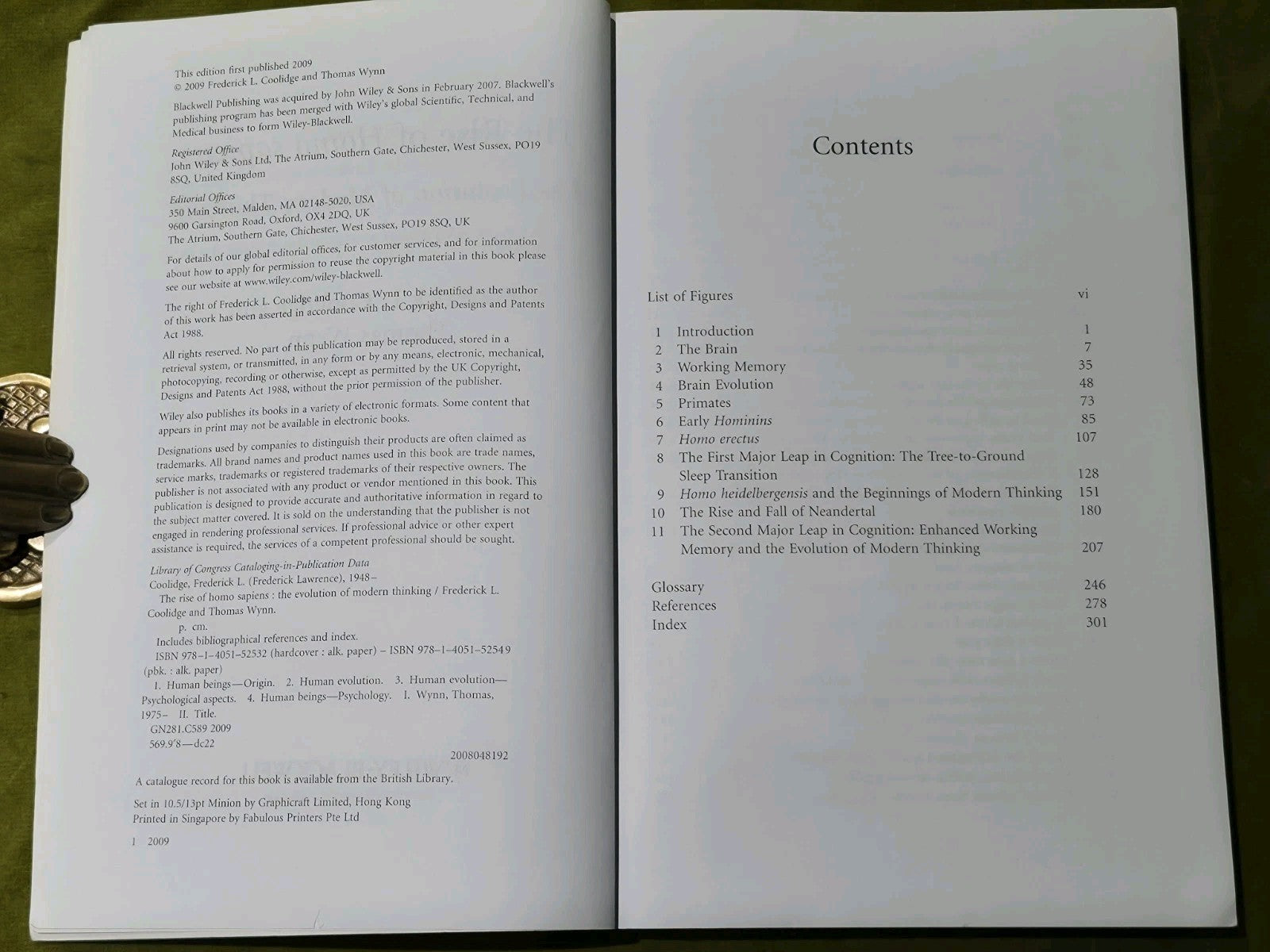 Rise of Homo Sapiens: the Evolution of Modern Thinking by Coolidge and Wynn5