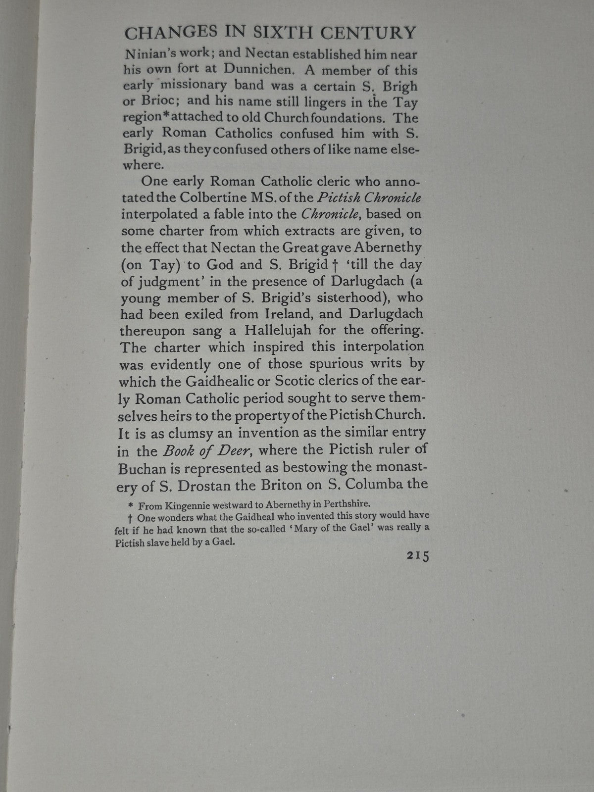 The Pictish Nation. Its People and its Church : Archibald B Scott : 19187