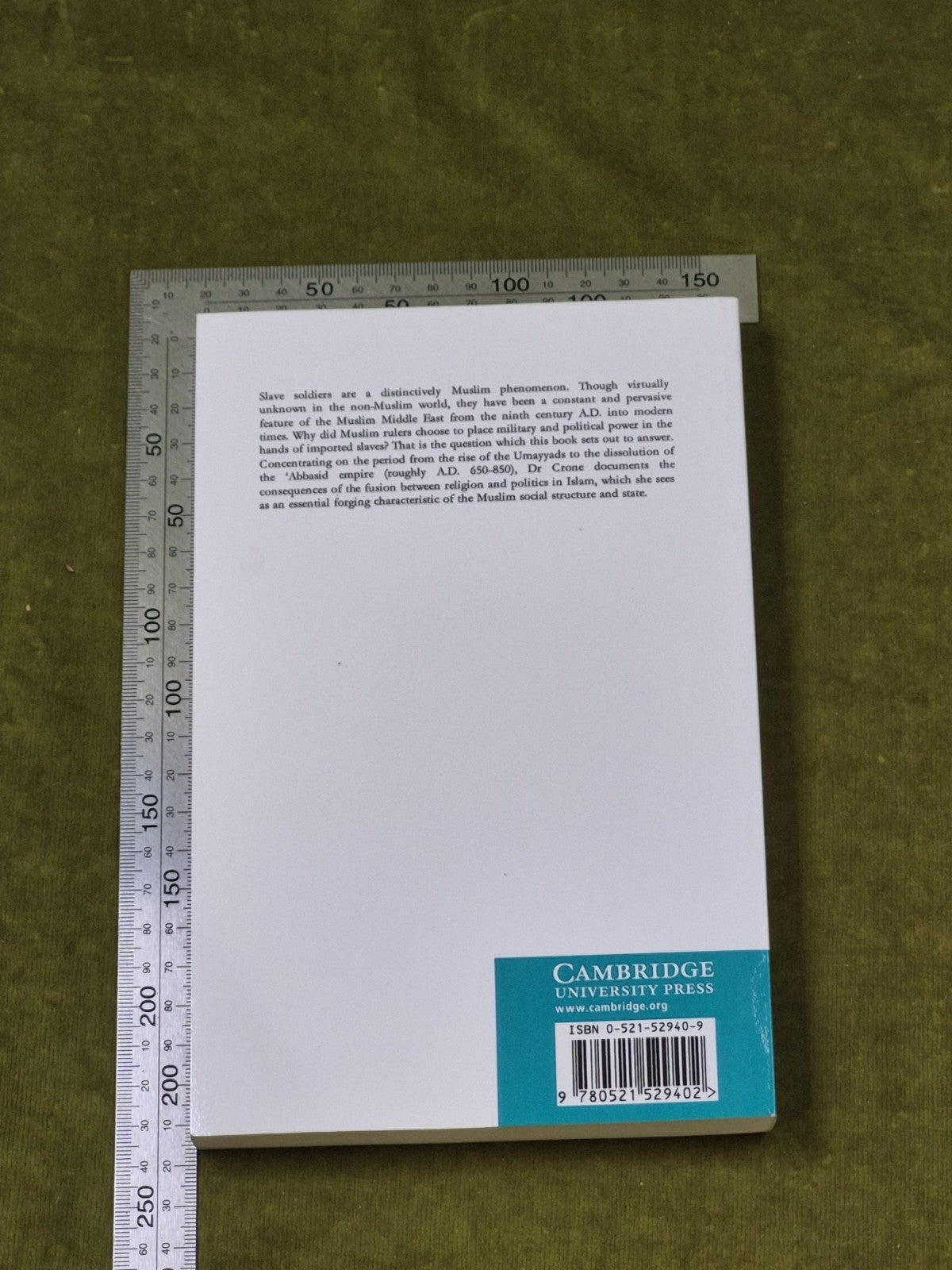 Slaves on Horses - Patricia Crone , Cambridge 19801